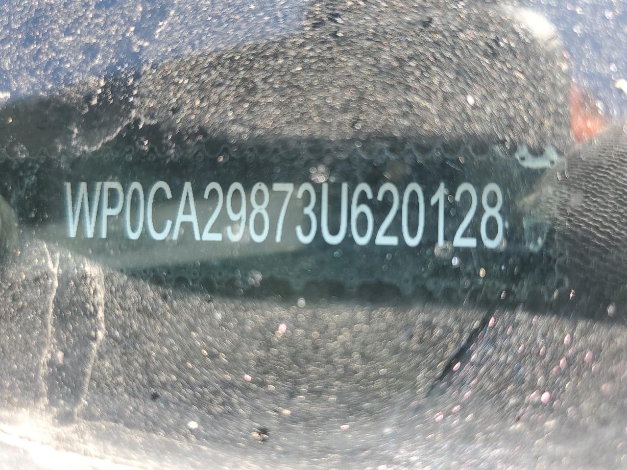 2003 Porsche Boxster VIN: WP0CA29873U620128 Lot: 61400205