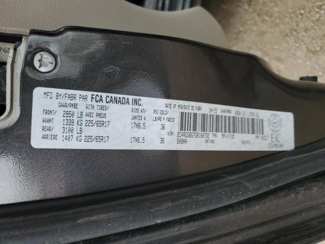 2016 DODGE GRAND CARAVAN SE
