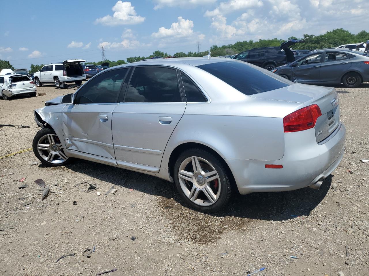 AUDI A4 2008 VIN WAUDF78E18A025369 zdjęcie 2