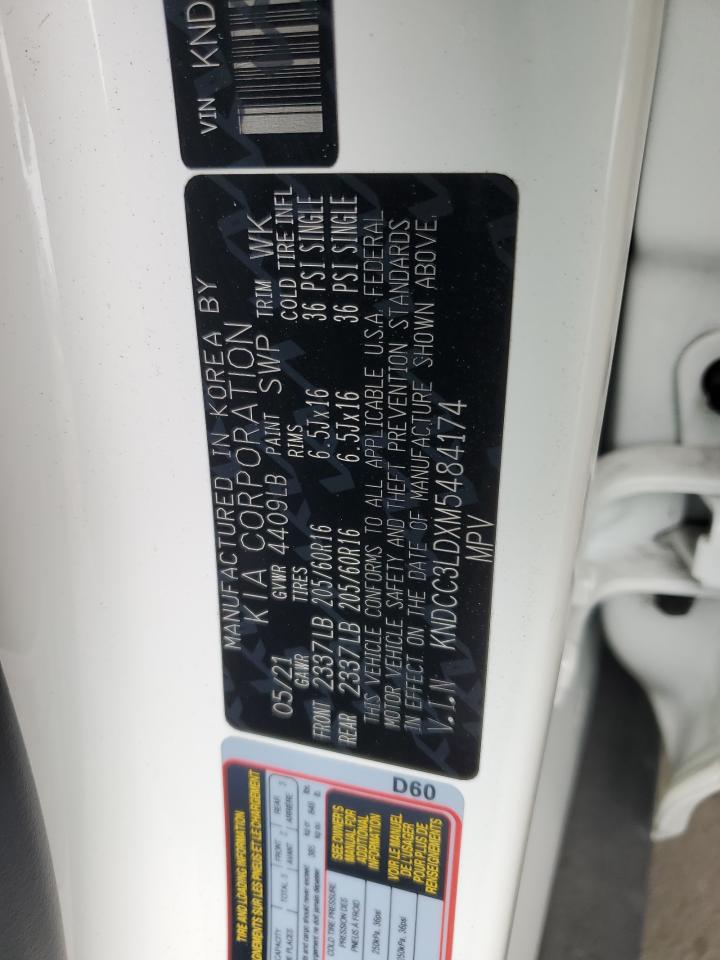 2021 Kia Niro Ex Premium VIN: KNDCC3LDXM5484174 Lot: 59352235