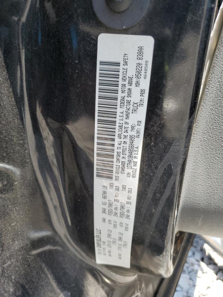 2008 Dodge Ram 1500 St VIN: 1D7HA18N48S604095 Lot: 85396495