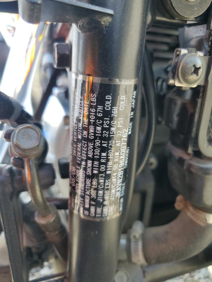 2006 Kawasaki Vn900 B VIN: JKAVN2B196A007762 Lot: 60035655