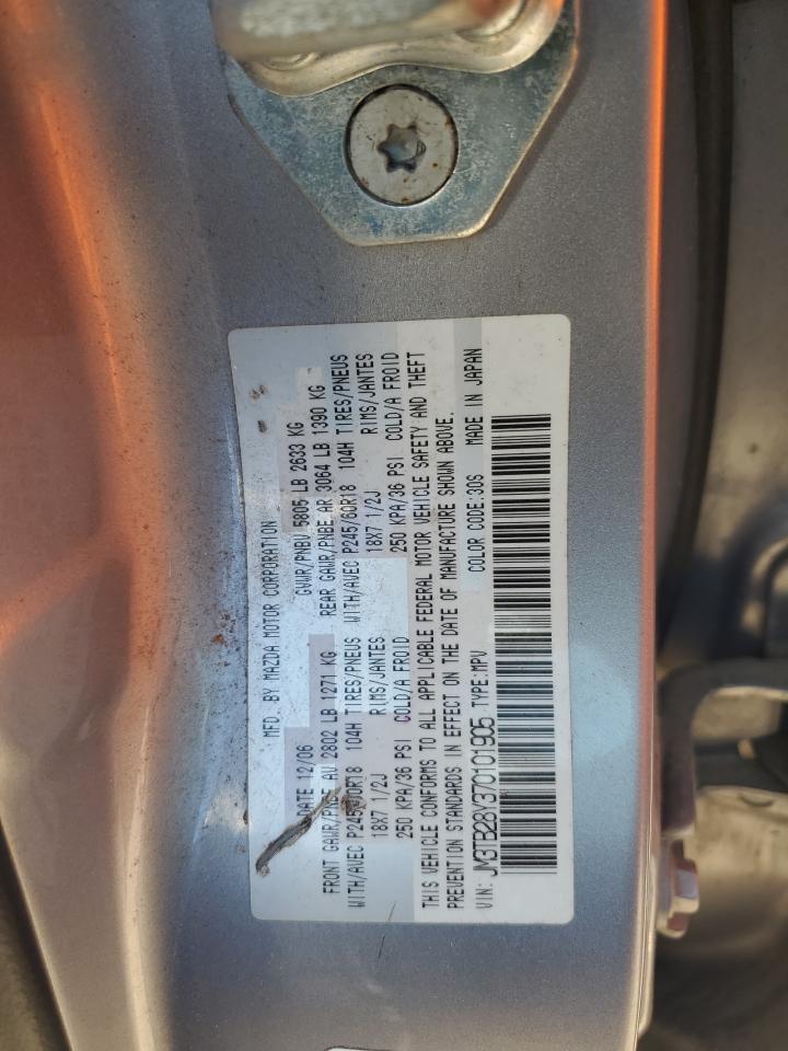 2007 Mazda Cx-9 VIN: JM3TB28Y370101905 Lot: 60505895