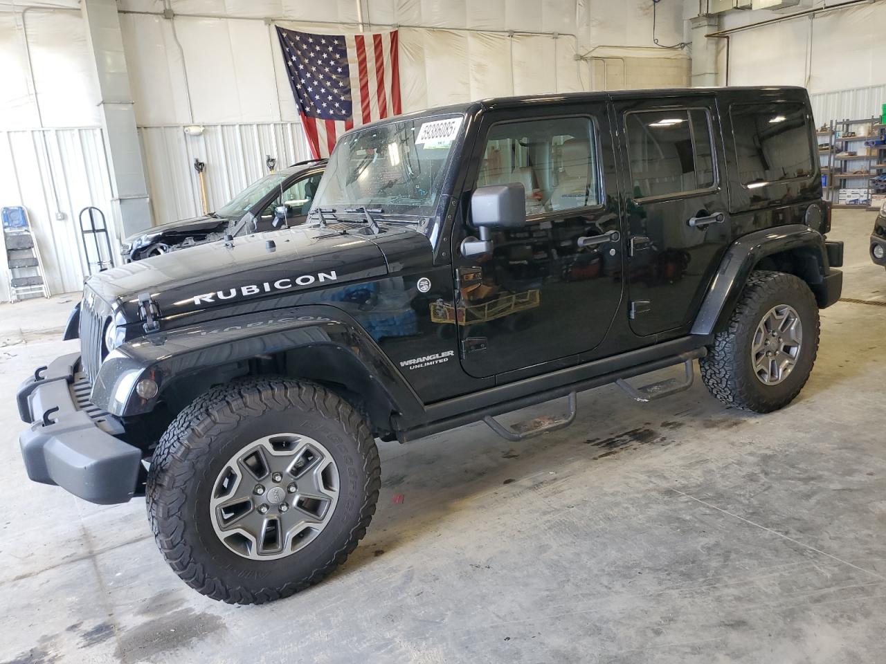 2013 Jeep Wrangler Unlimited Rubicon იყიდება Mcfarland-ში, WI - Minor Dent/Scratches