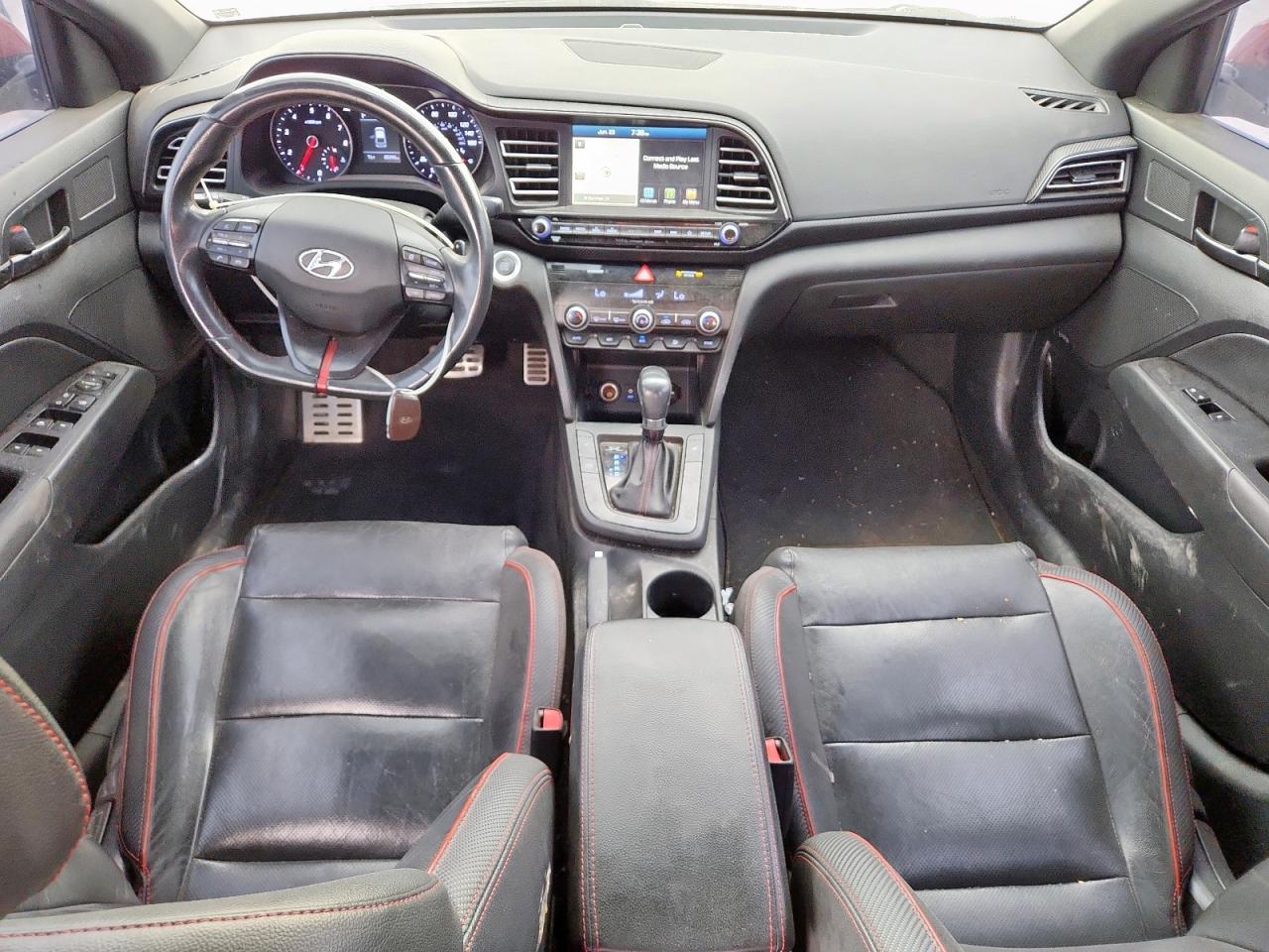 2019 Hyundai Elantra Sport VIN: KMHD04LB1KU842505 Lot: 62017645