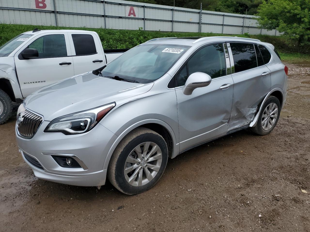 2017 Buick Envision Essence de vânzare în Davison, MI - Side