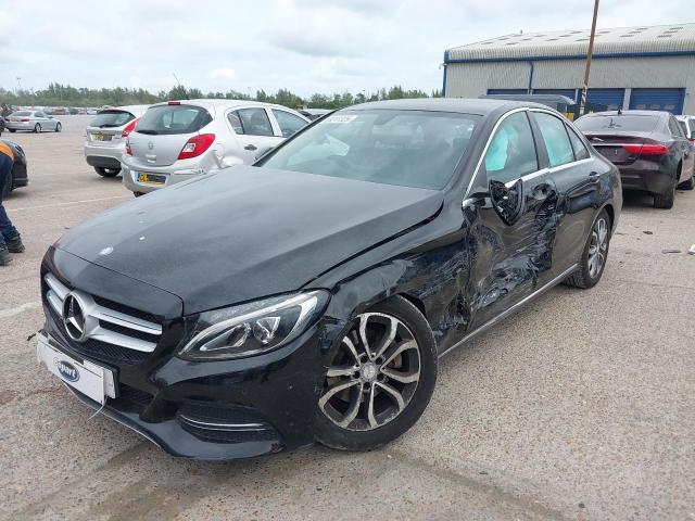 2015 MERCEDES BENZ C220 SPORT for sale at Copart SANDWICH