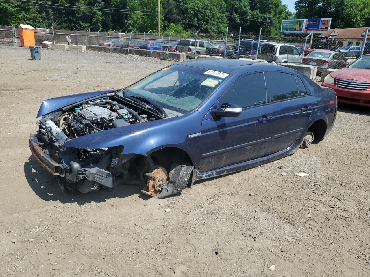 ACURA TL 2007 VIN 19UUA66217A022721