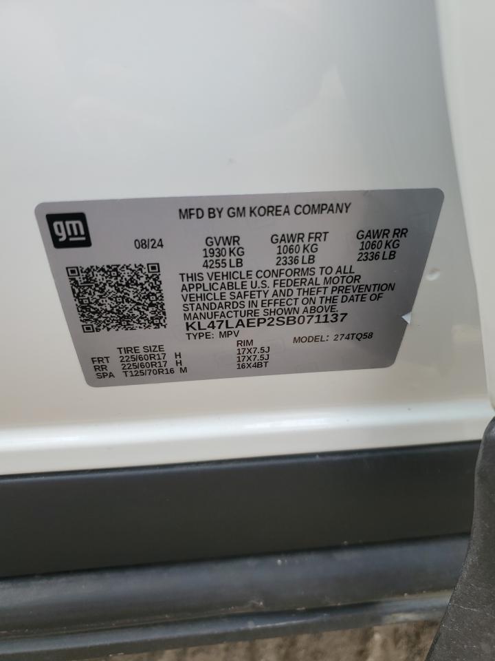 2025 Buick Envista Preferred VIN: KL47LAEP2SB071137 Lot: 62883685
