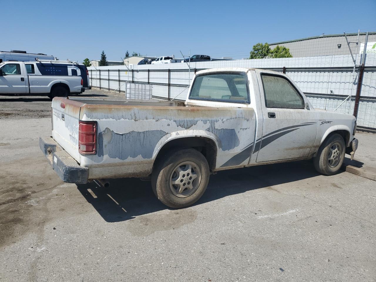1995 Dodge Dakota white null gas 1B7FL26P3TS551839 photo #4