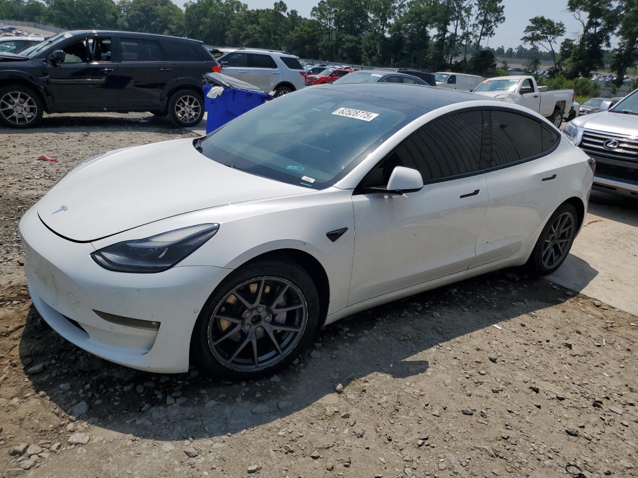 TESLA MODEL 3 2021 VIN 5YJ3E1EB4MF906657