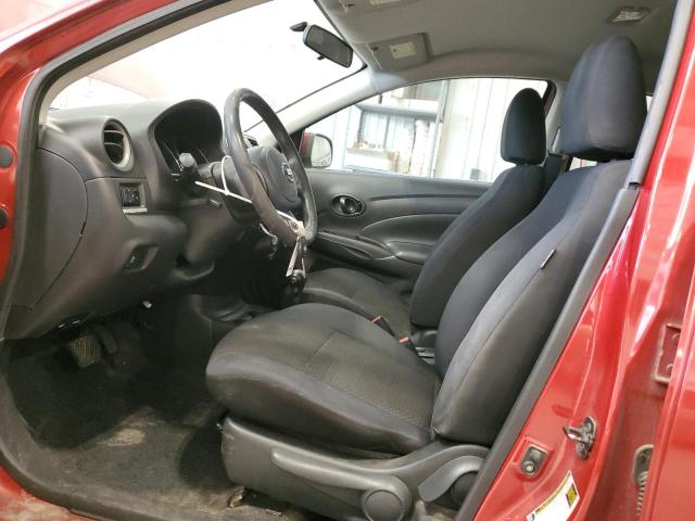  NISSAN VERSA 2012 Czerwony