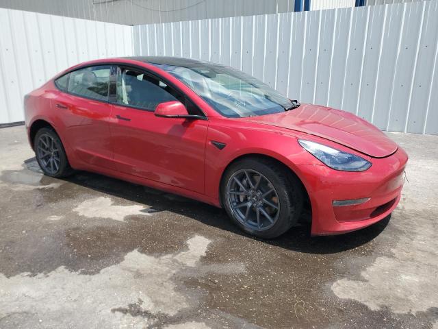  TESLA MODEL 3 2022 Czerwony