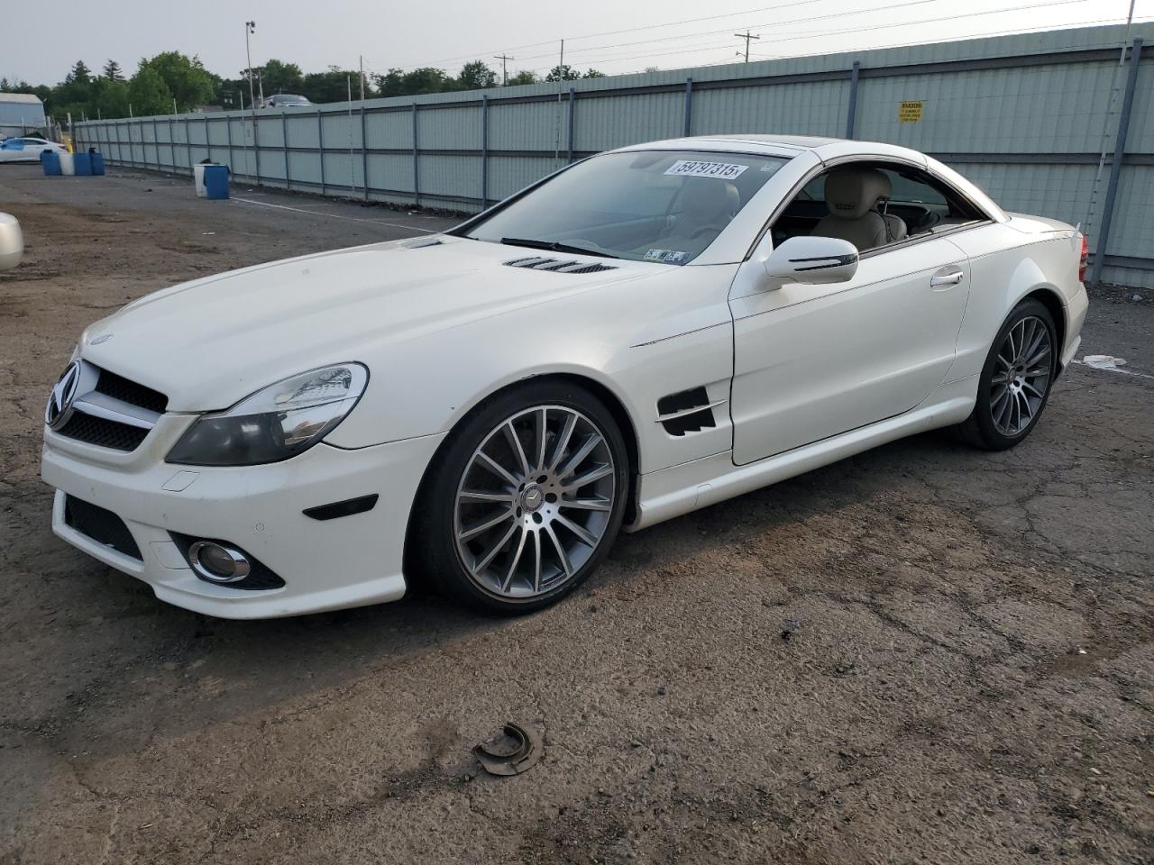 2009 Mercedes-Benz Sl 550 იყიდება Pennsburg-ში, PA - Water/Flood