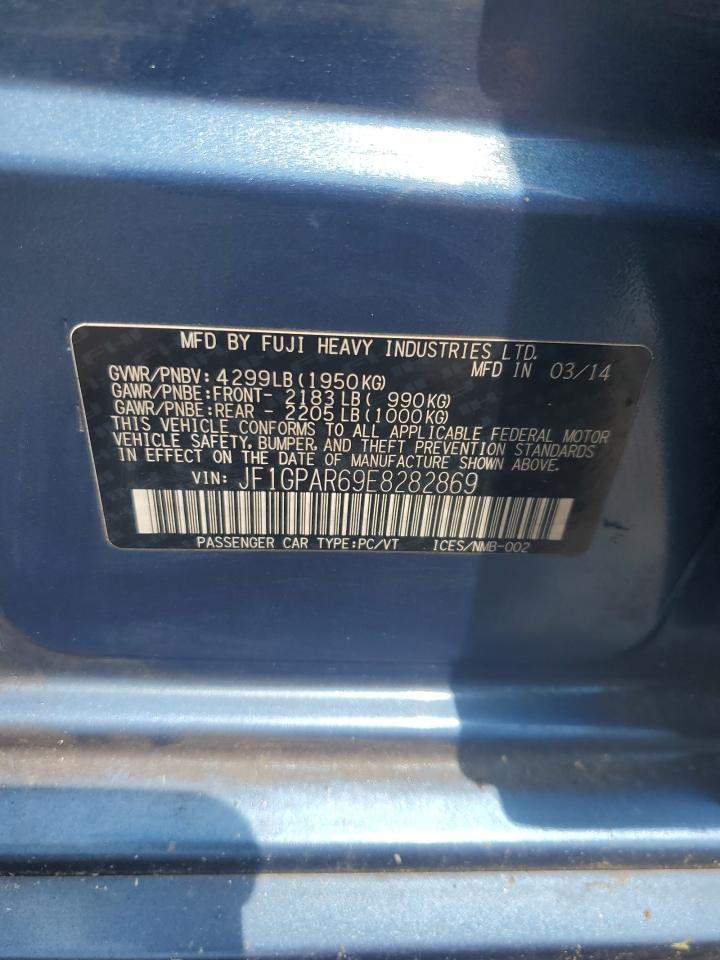 2014 Subaru Impreza Sport Limited VIN: JF1GPAR69E8282869 Lot: 62980425