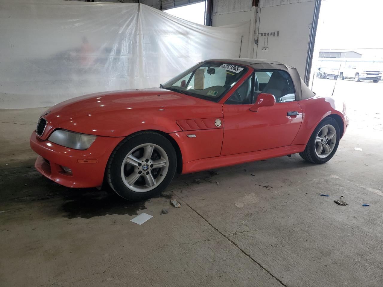 2000 Bmw Z3 2.3 na sprzedaż w Lexington, KY - Water/Flood