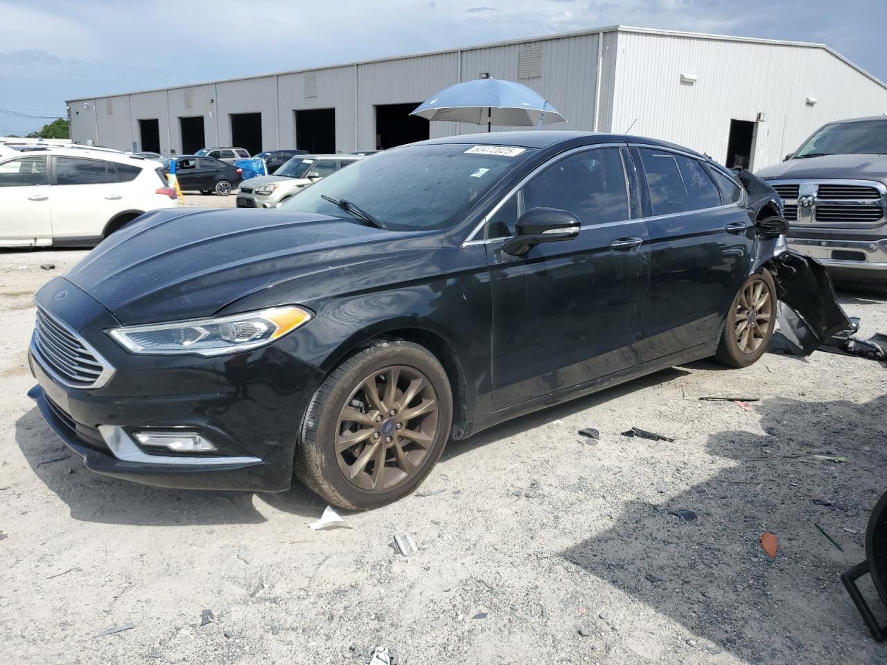 2017 Ford Fusion Se за продажба в Jacksonville, FL - Rear End