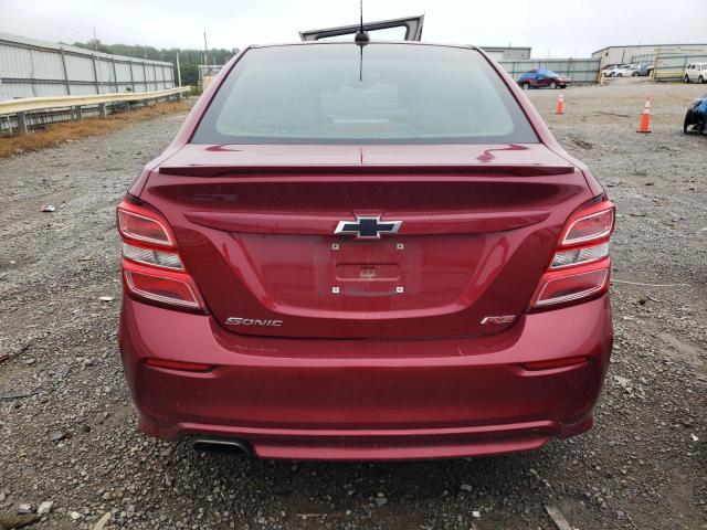  CHEVROLET SONIC 2020 Czerwony