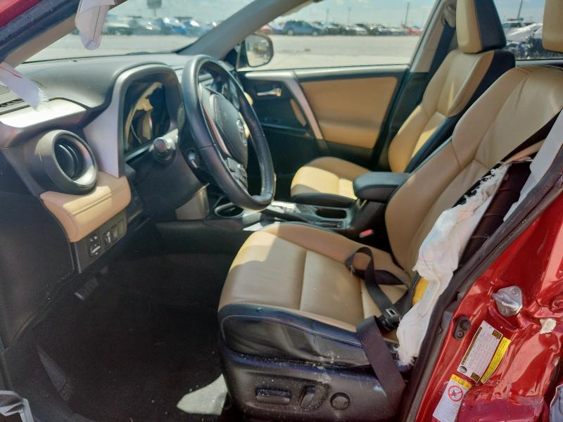  TOYOTA RAV4 2016 Czerwony