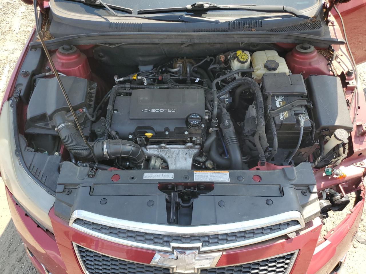 CHEVROLET CRUZE 2012 VIN 1G1PH5SC6C7351401 zdjęcie 11