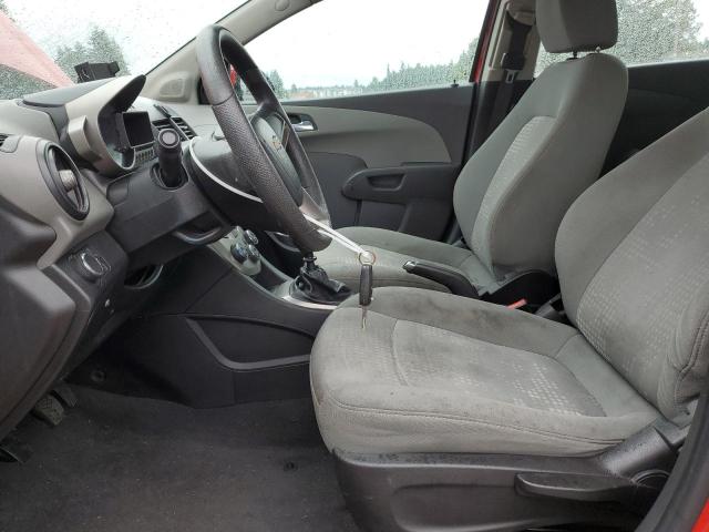  CHEVROLET SONIC 2012 Czerwony