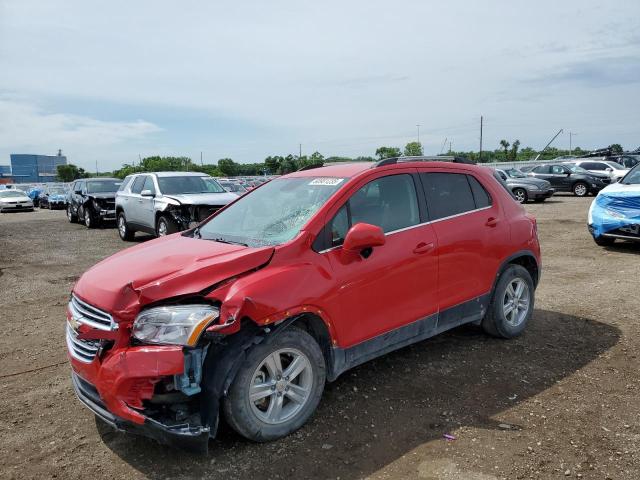  CHEVROLET TRAX 2015 Czerwony