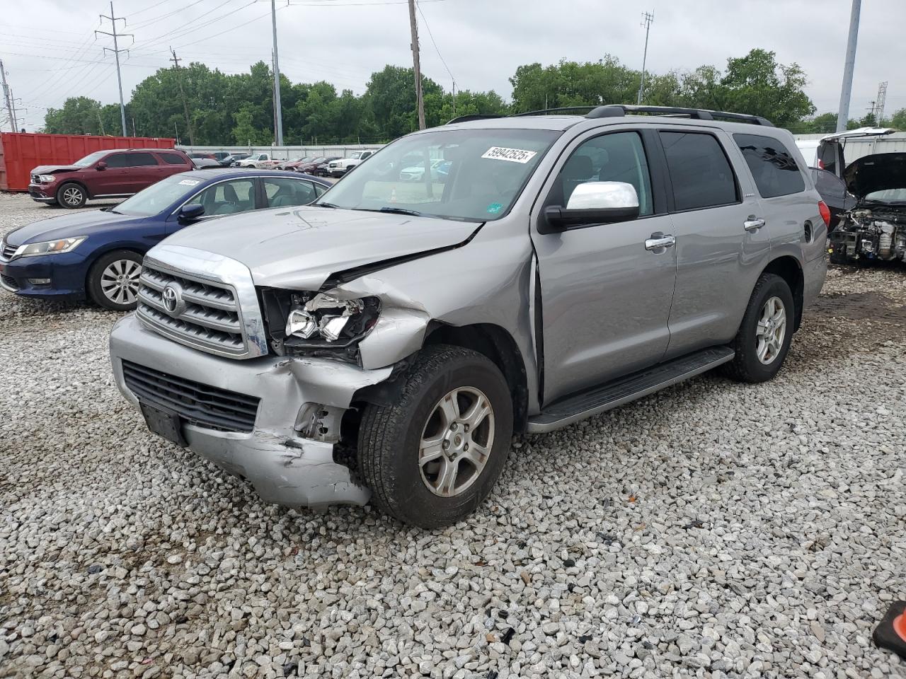 2008 Toyota Sequoia Limited zu verkaufen in Columbus, OH - Front End