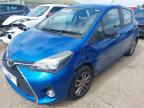 2015 TOYOTA YARIS 1.33 VVT-I ICON 5DR CVT for sale at Copart NEWBURY