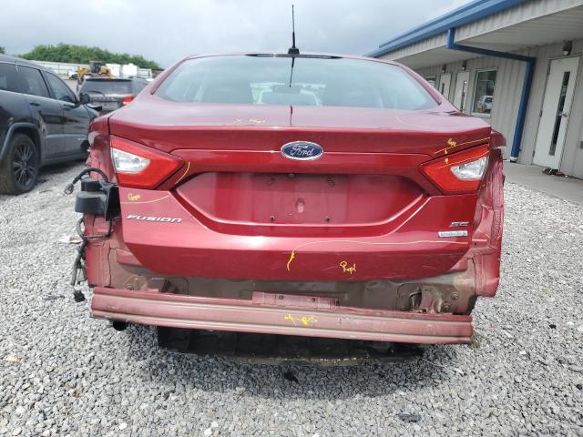 Sedans FORD FUSION 2016 Red
