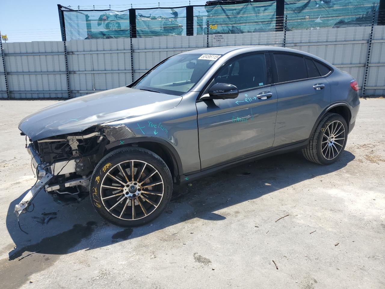 2019 Mercedes-Benz Glc Coupe 300 4Matic na sprzedaż w Antelope, CA - Front End