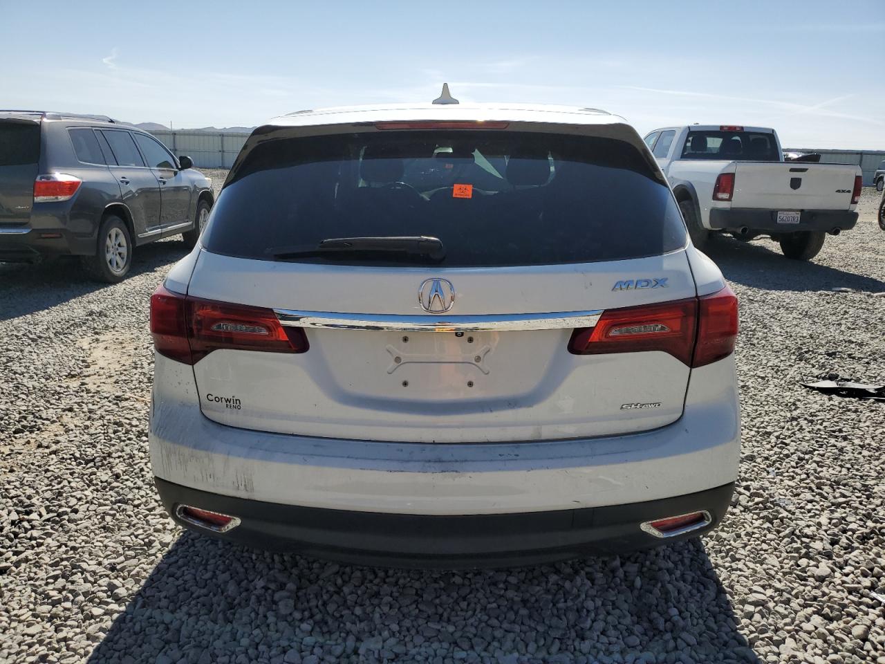 2014 Acura Mdx Technology VIN: 5FRYD4H46EB032481 Lot: 62007835