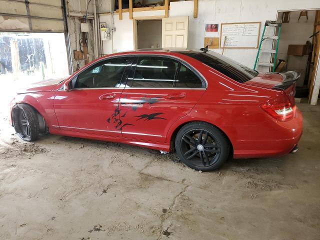  MERCEDES-BENZ C-CLASS 2013 Red