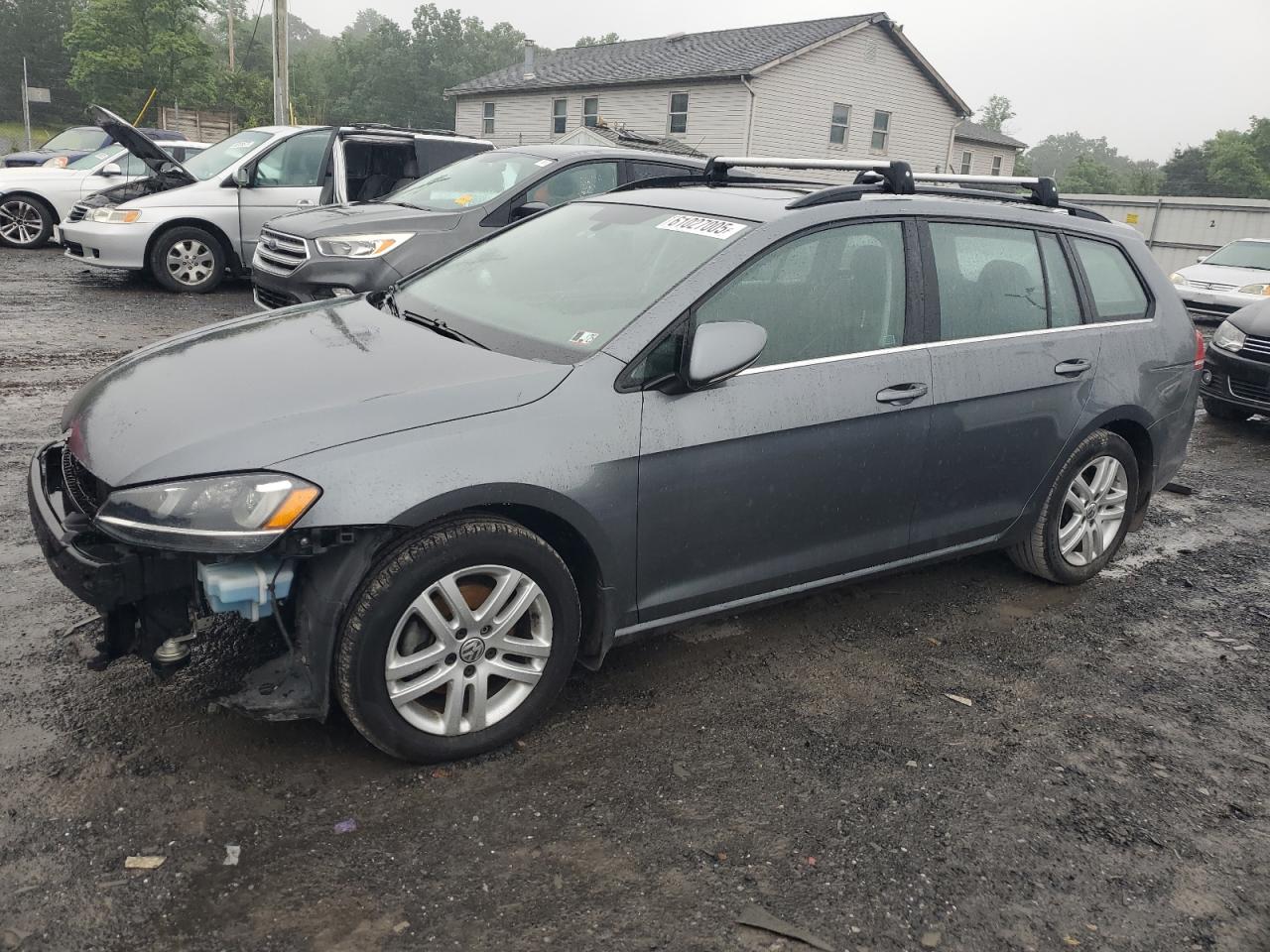 2015 Volkswagen Golf Sportwagen Tdi S de vânzare în York Haven, PA - Front End