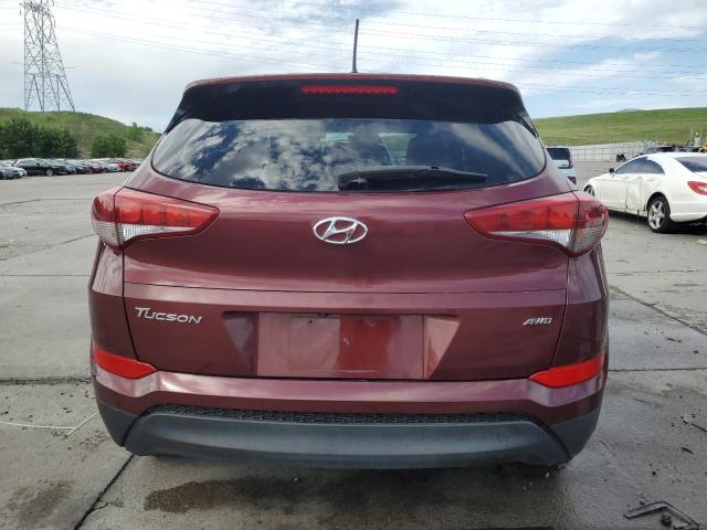  HYUNDAI TUCSON 2017 Бургунди