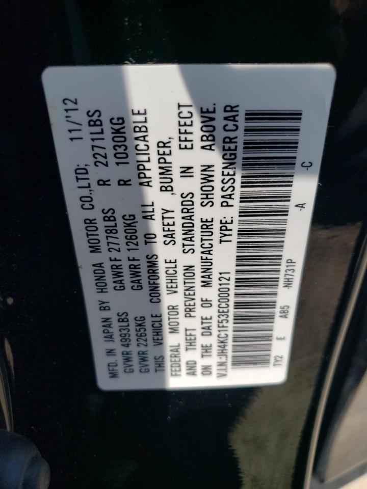 2014 Acura Rlx Tech VIN: JH4KC1F53EC000121 Lot: 62148785