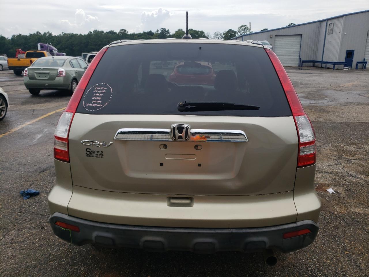 2007 Honda Cr-V Exl VIN: JHLRE487X7C061580 Lot: 60620625