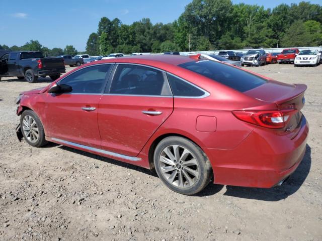  HYUNDAI SONATA 2017 Red