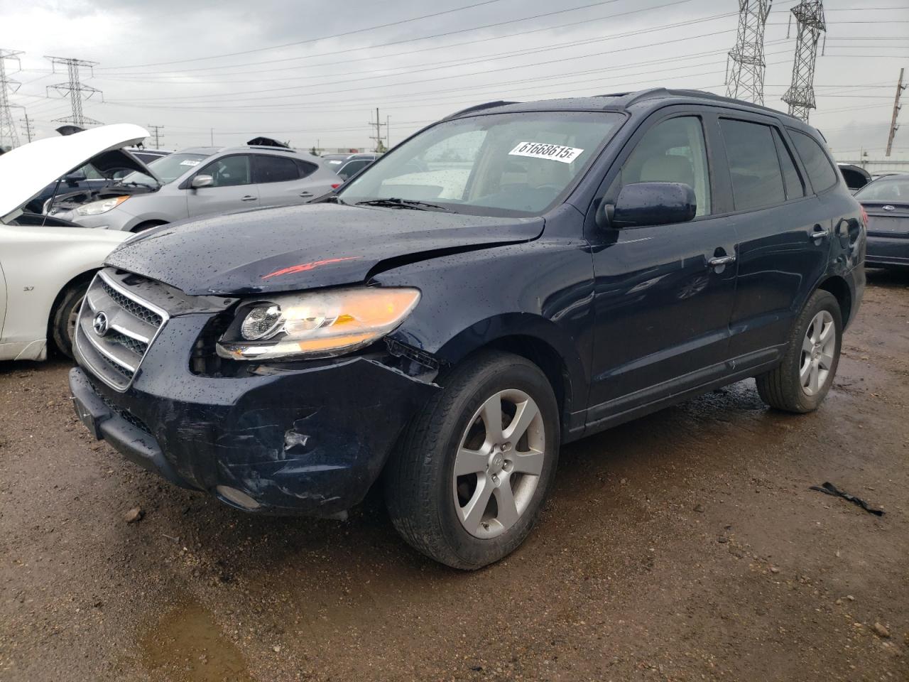 2009 Hyundai Santa Fe Se იყიდება Elgin-ში, IL - Front End