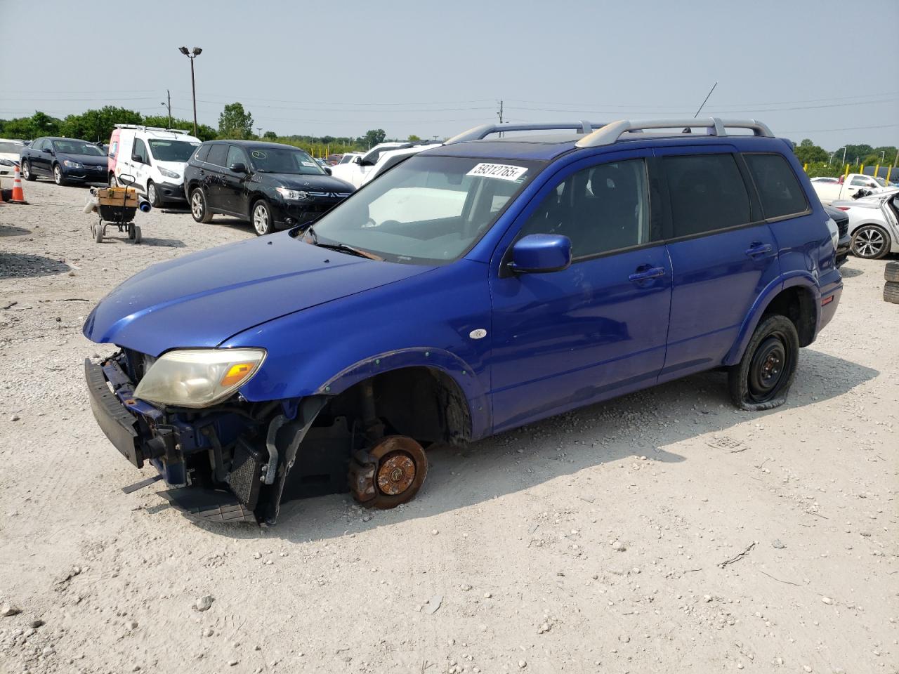 2006 Mitsubishi Outlander Se продається в Indianapolis, IN - Front End