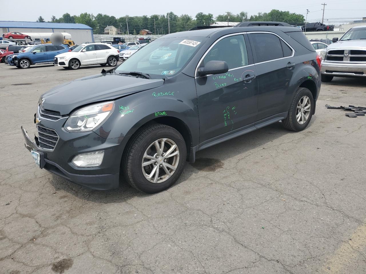 2017 Chevrolet Equinox Lt de vânzare în Pennsburg, PA - Front End
