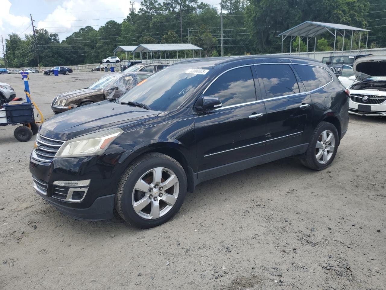 2016 Chevrolet Traverse Ltz na sprzedaż w Savannah, GA - Water/Flood