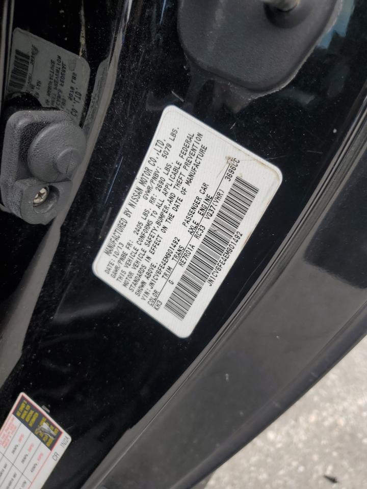 2014 Infiniti Q60 Base VIN: JN1CV6FE4EM901492 Lot: 62082615