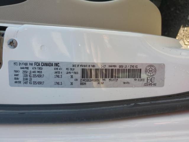 2017 DODGE GRAND CARAVAN SE  