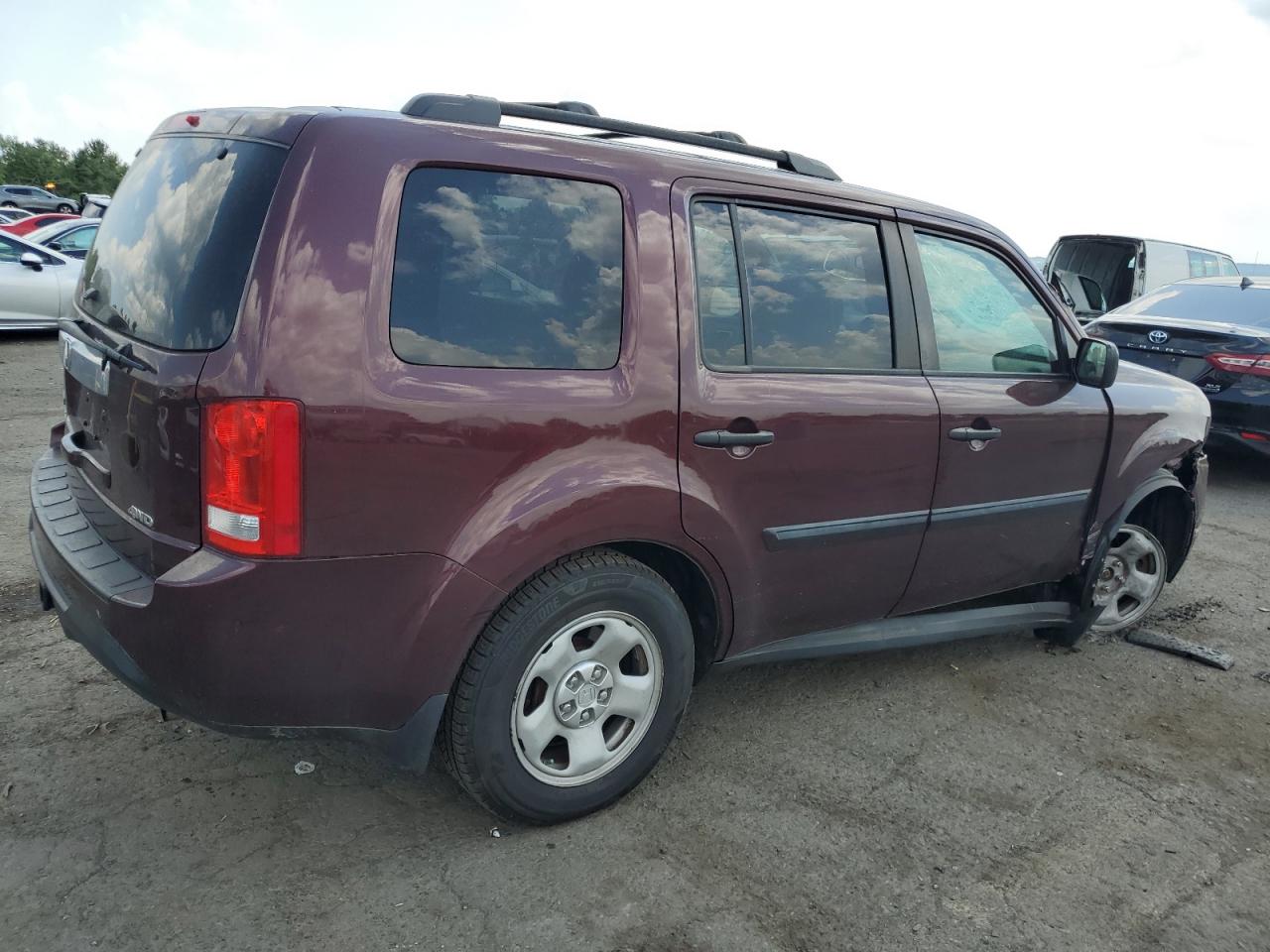 HONDA PILOT 2014 VIN 5FNYF4H26EB008952 фото 3