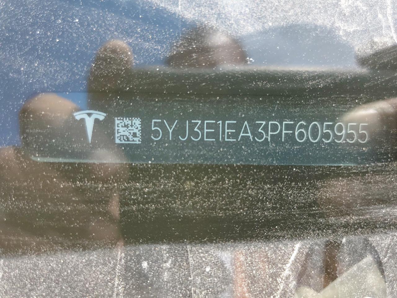 2023 Tesla Model 3 VIN: 5YJ3E1EA3PF605955 Lot: 62793635
