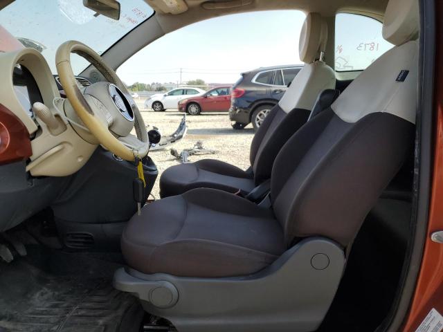  FIAT 500 2012 Pomarańczowy