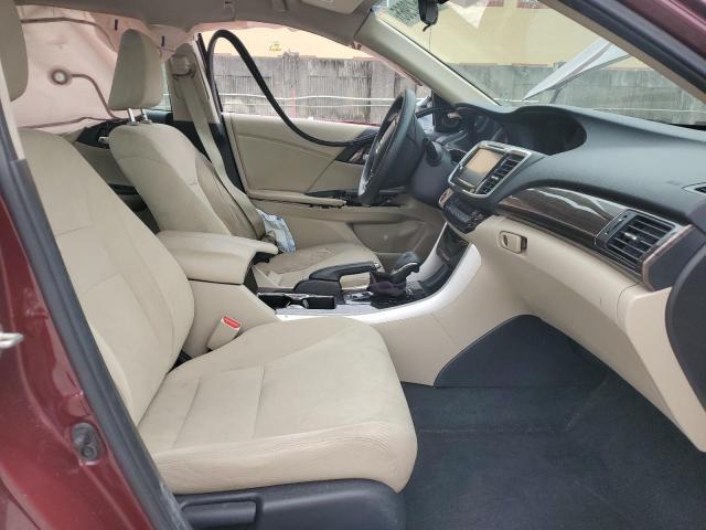  HONDA ACCORD 2016 Червоний