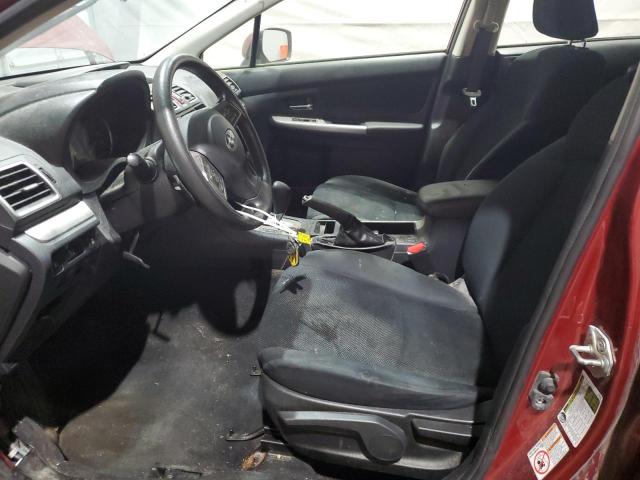  SUBARU IMPREZA 2016 Бордовый