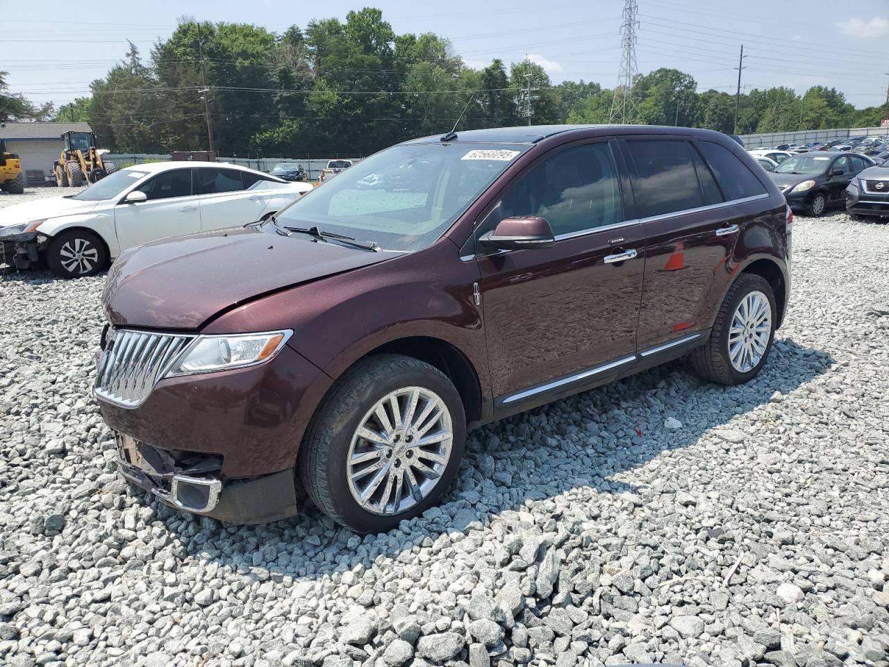 LINCOLN MKX 2012 VIN 2LMDJ8JK0CBL18510