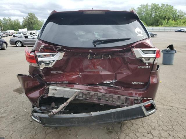  TOYOTA HIGHLANDER 2019 Бургунди